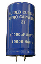 30% OFF SALE! - Guided Current 2T capacitors - 10,000 µF 80 Volt : now available again