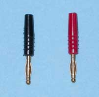 2mm sprung body banana plugs - for DNM amplifiers (PAIR)