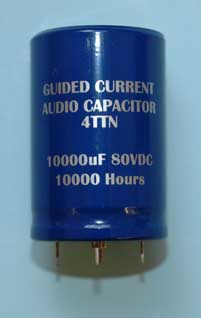 Guided Current 4TTN capacitor - 10,000 µF 80 Volt