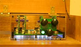 Photo of transparent case option 3D Six preamplifier - Click for larger photo in a new window